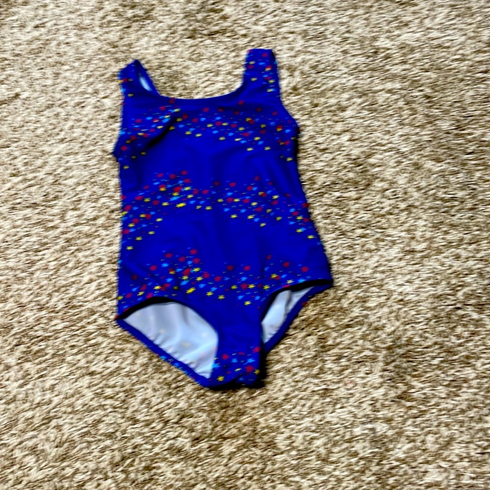 Blue with stars leotard
